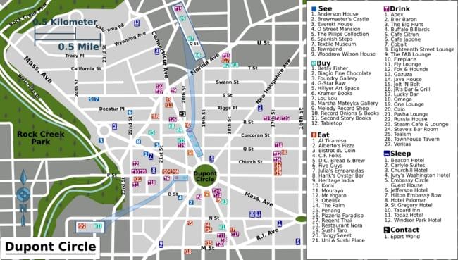 dupont círculo dc mapa
