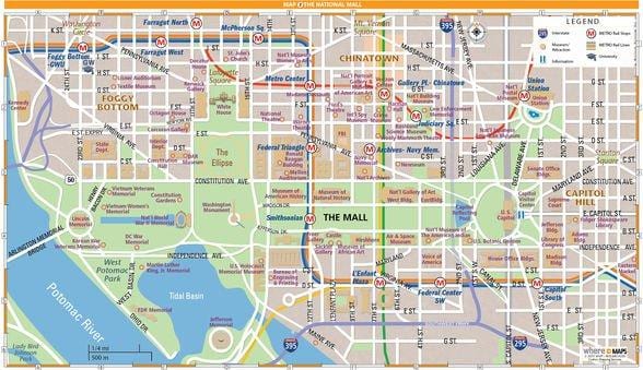 mapa de dc centro comercial área