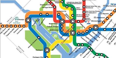 Nova dc metro mapa