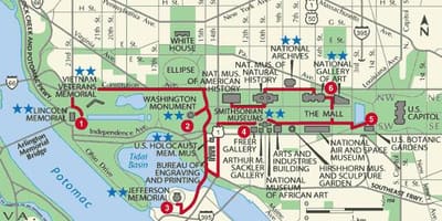 Mapa de dc camiñando
