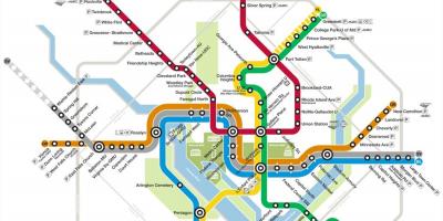 Dc mapa metro de 2015
