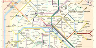Washington dc metro mapa coas rúas
