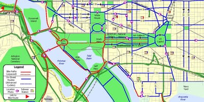 Mapa de dc moto camiño