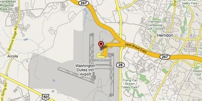 Mapa de dulles área