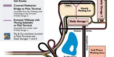Mapa de iad aparcamento