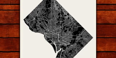 Dc mapa de impresión