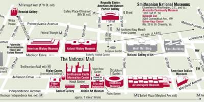 Washington museos mapa