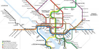 Washington transporte público mapa